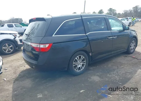 2011 Honda Odyssey Ex-L z USA, uszkodzony, nr VIN 5FNRL5H67BB058616